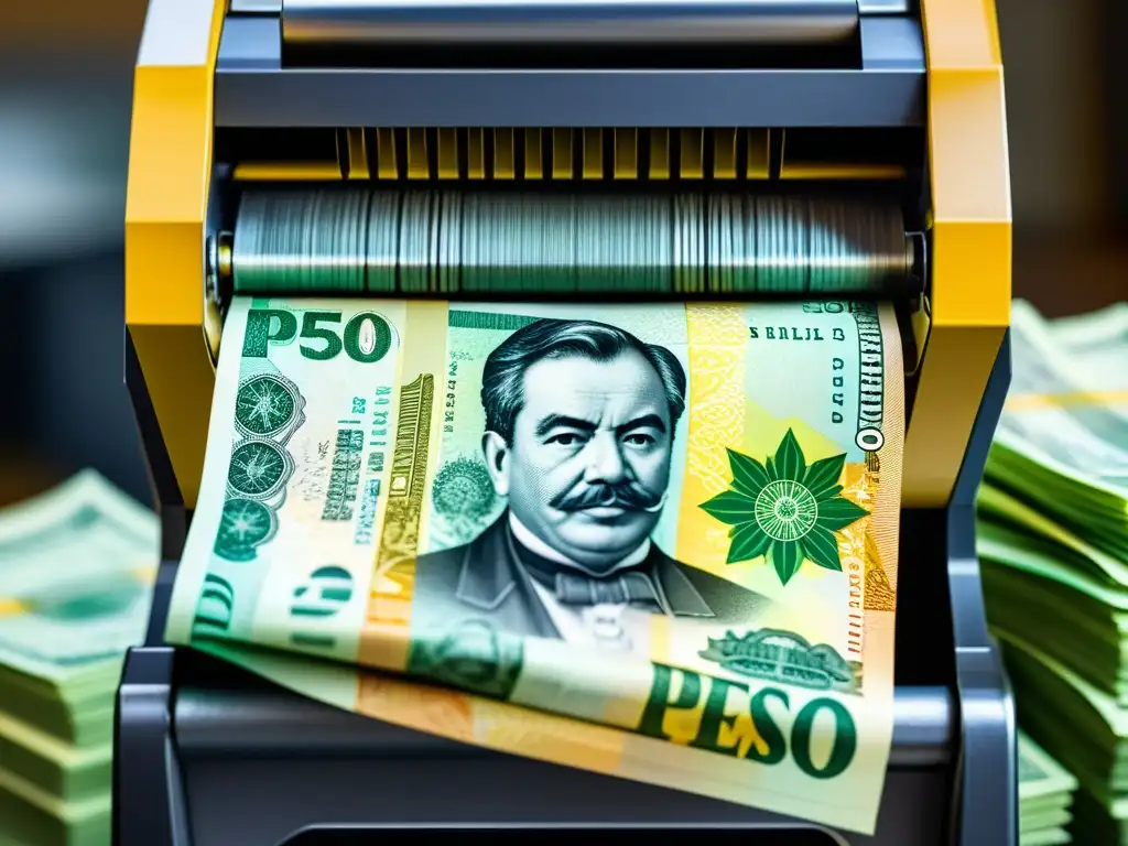 Destrucción de billetes colombianos: consecuencias visuales Detalle de billetes colombianos siendo triturados por incumplimiento normativas fiscales en Colombia