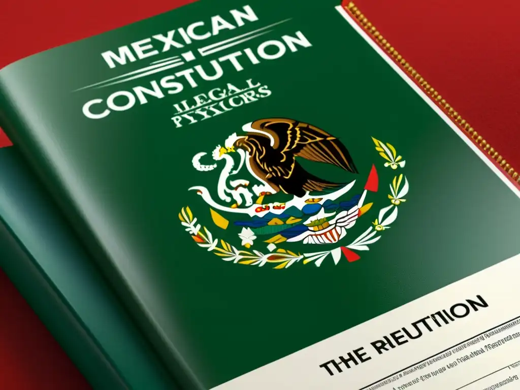 Constitución Mexicana: Protección Fiscal Detallada Detalle de la Constitución Mexicana con Protecciones Constitucionales Derecho Fiscal Mexicano, mostrando autoridad y expertise legal