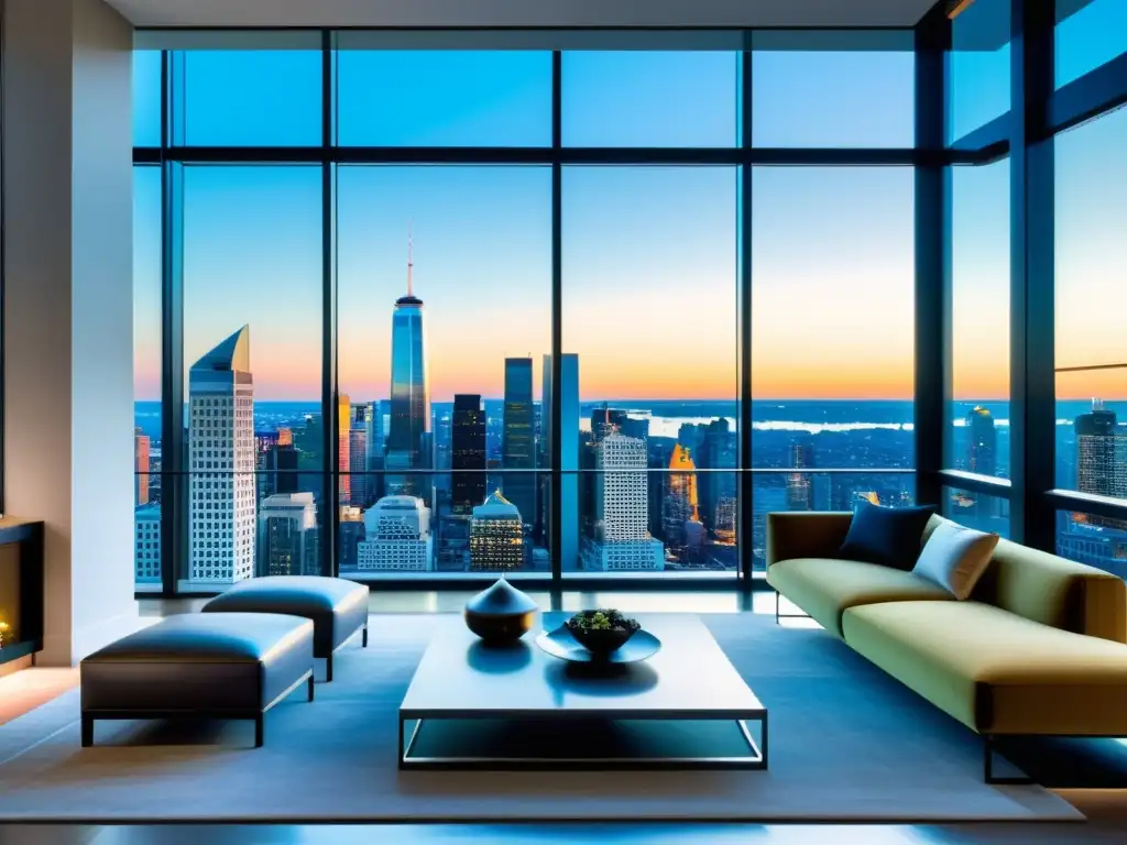 Edificio de lujo con vistas a la ciudad: inversión inmobiliaria emocionante Edificio moderno de lujo con vistas a la bulliciosa ciudad