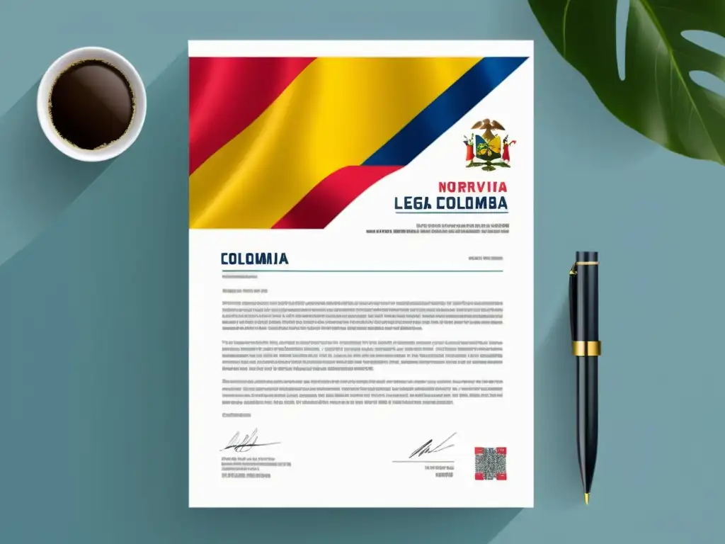 Normativa Legal Retención en la Fuente Colombia Una imagen de alta resolución del documento oficial 'Normativa Legal sobre Retención en la Fuente en Colombia', con un diseño profesional y moderno
