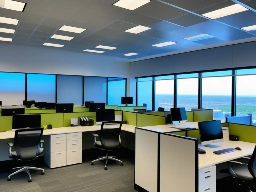 Oficina de preparación de impuestos: Eficiencia y profesionalismo Oficina de preparación de impuestos con profesionales, papeleo y tecnología moderna