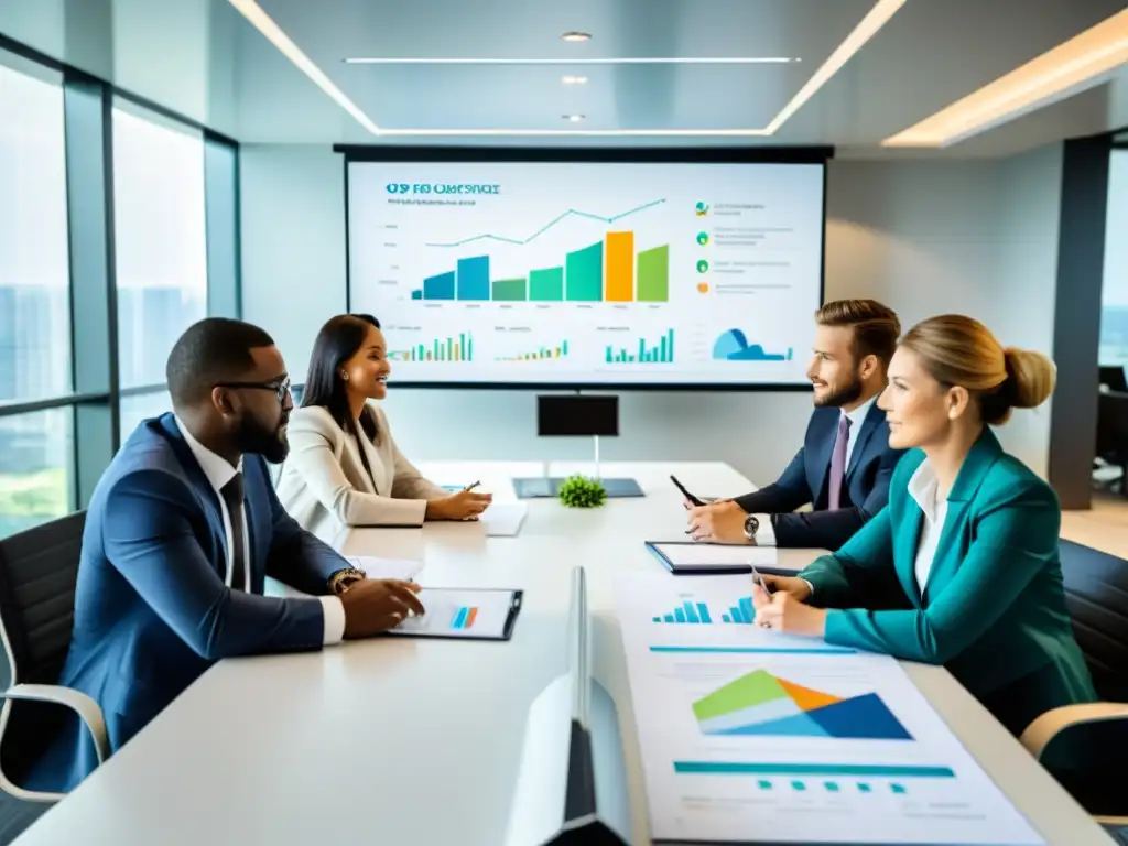 Equipo de profesionales energéticos preparando auditoría fiscal Profesionales del sector energético preparándose para auditorías fiscales